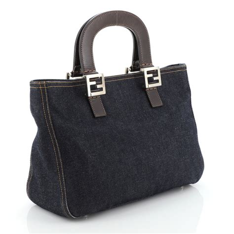 fendi small bag vintage|fendi vintage denim bag.